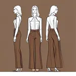 dark brown dress pants image